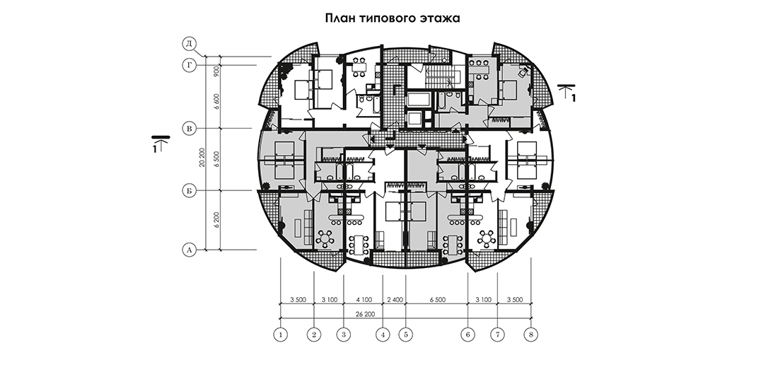 Многоквартирный жилой дом по ул. Нагорной, 1, Центрального района г.Сочи